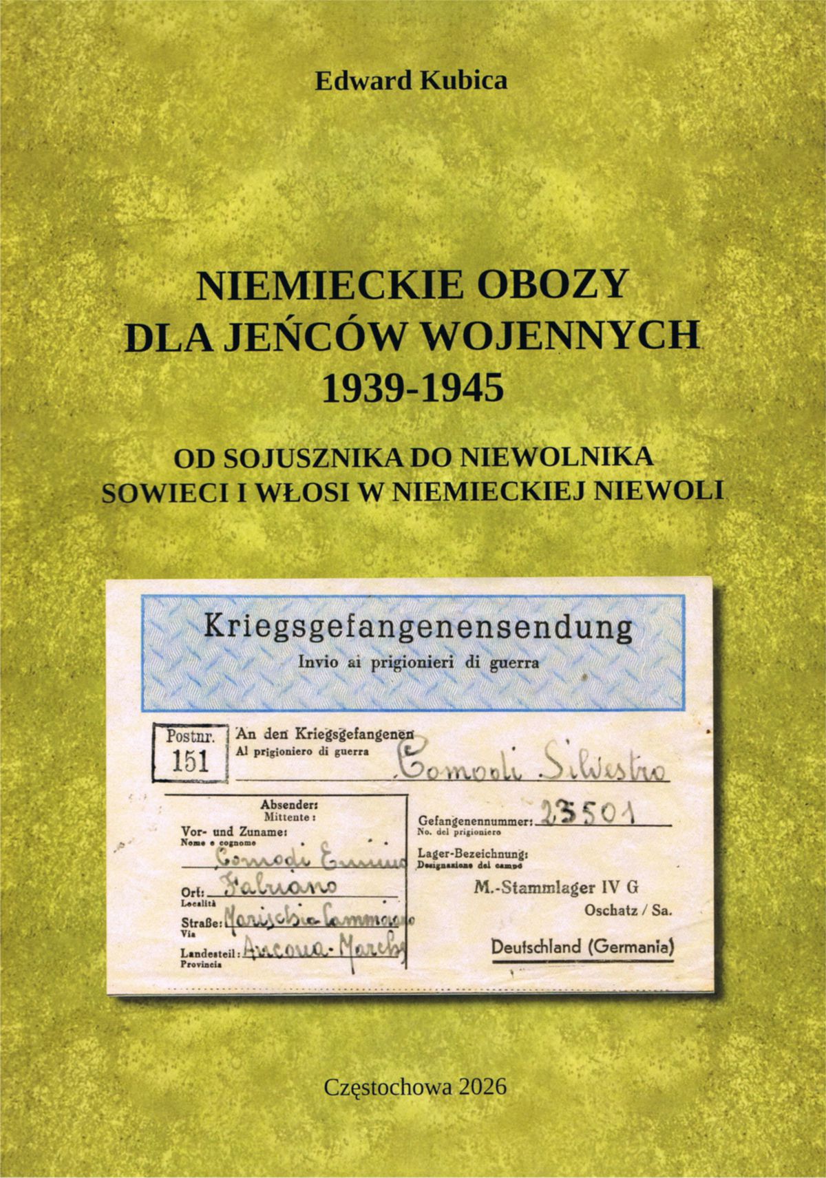 Kubica, Niemieckie obozy dla jeńców wojennych 1939-1945